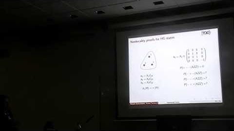 Mariami Gachechialdze: "Hypergraph states, their entanglement and robustness properties"