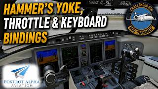 Hot Start Challenger 650 | Hammer's Yoke, Throttle & Keyboard Bindings | X-Plane 12