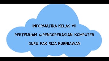 Materi Informatika Kelas 7: Pengoperasian Komputer (Cara Menghidupkan dan Mematikan Komputer)
