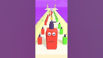 JUICE 🧃 SHAMPO RUNNER, FUN RACE 3D #games #gaming #youtubeshorts