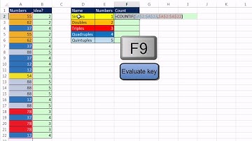 Excel Magic Trick 1092: Count Double, Triple, Quadruple, Quintuple Occurrences in Excel
