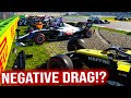 What If F1 Cars Had Negative Drag?