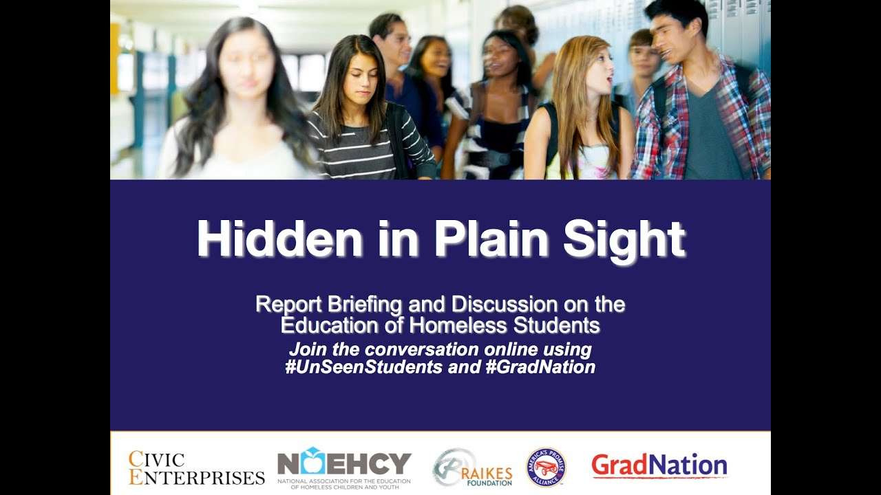 Hidden In Plain Sight Homeless Students >> Hidden In Plain Sight Webinar On Homeless Students In America S Hidden In Plain Sight Homeless Students >> Hidden In Plain Sight Webinar On Homeless Students In America S