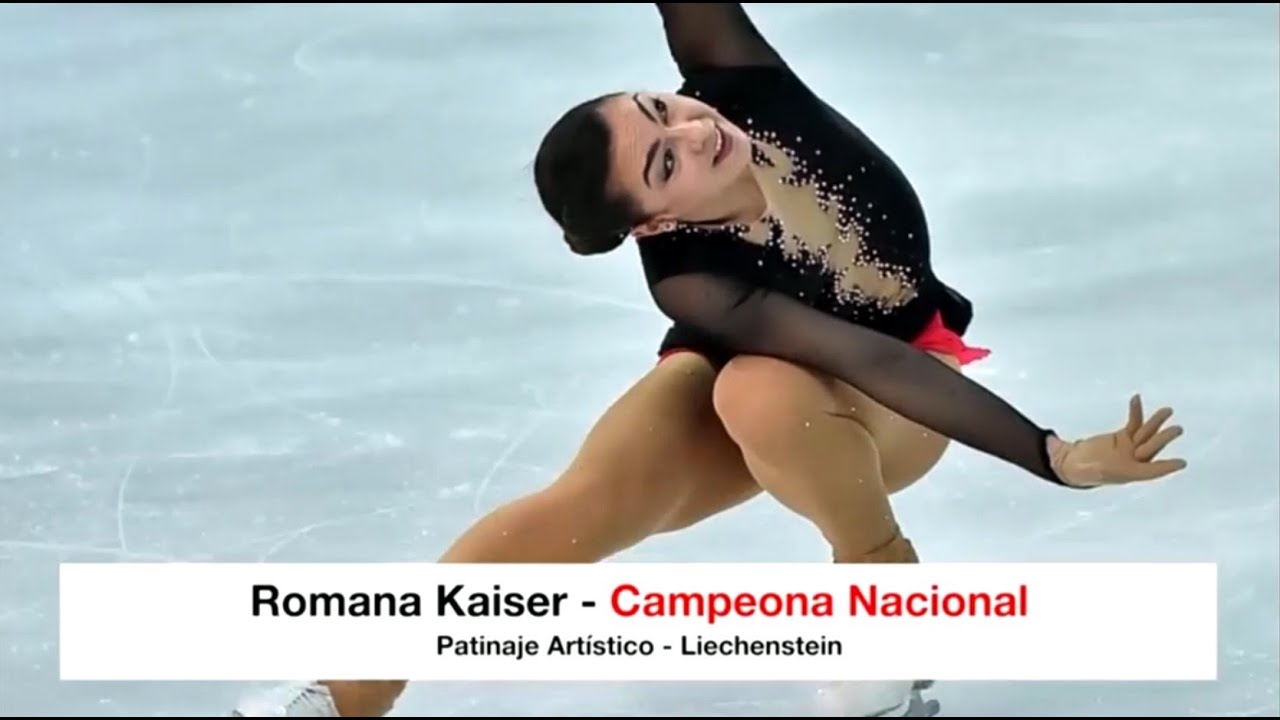 ROMANA KAISER, campeona nacional de Liechtenstein en patinaje artístico