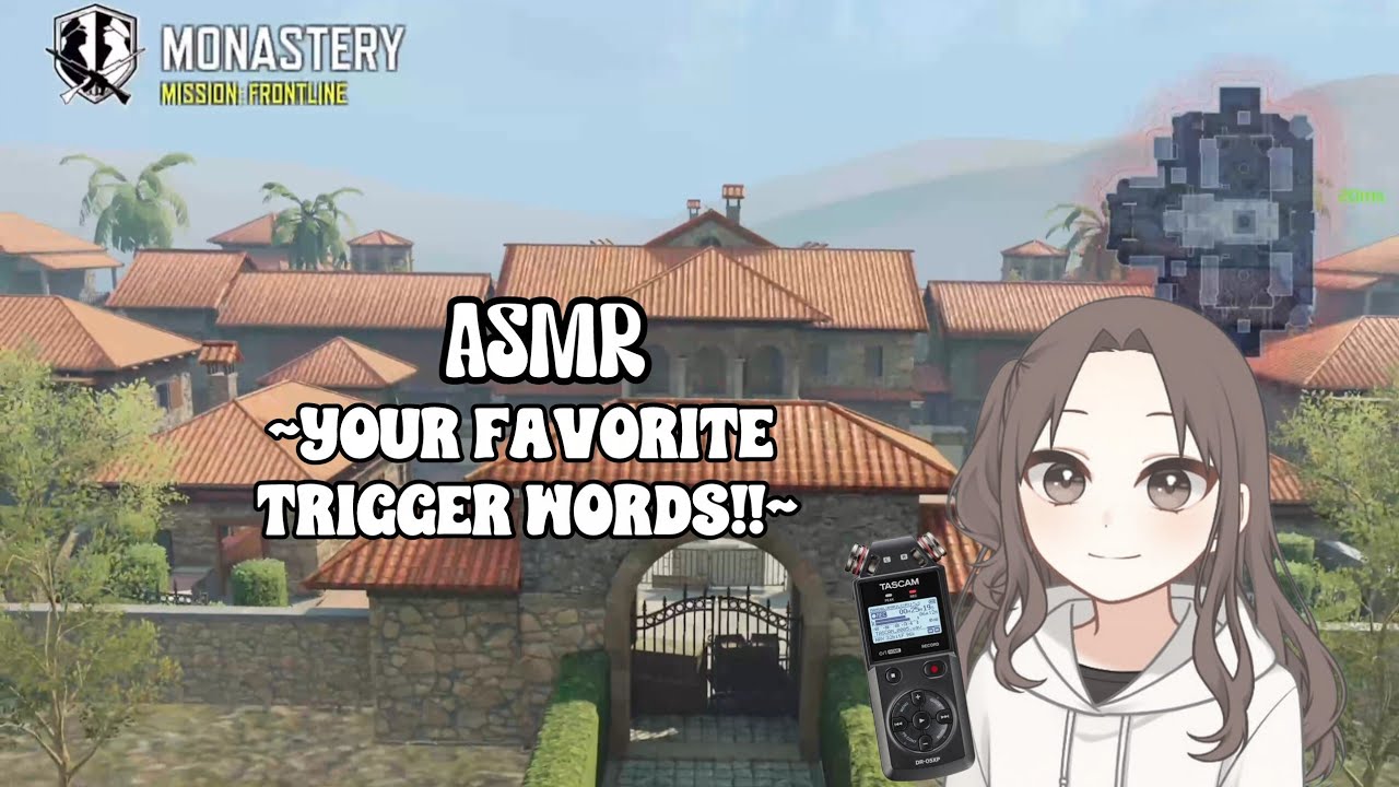 ASMR your favorite trigger words!!😴 (whispering with tascam~)