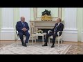 Лукашенко на встрече с Путиным: Не надо оправдываться ни перед кем!