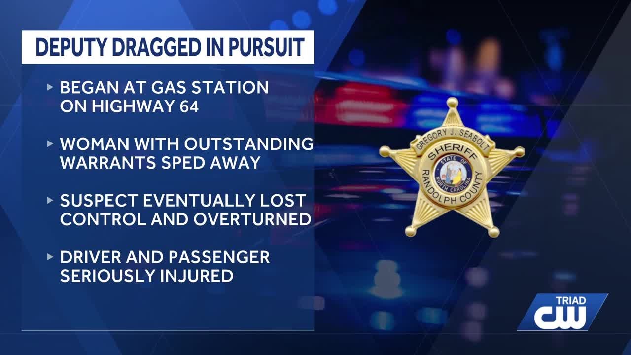 Randolph County deputy dragged during vehicle pursuit on U.S Highway 64