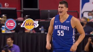 Game Highlights | Detroit Pistons vs. LA Lakers | August 14, 2021 screenshot 4