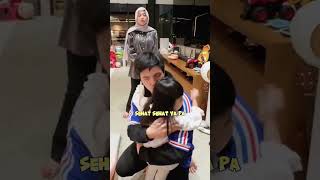 Atta Halilintar Was Touched When Ameena Said Be Careful Daddy In Her Hugging ameena atta aurel