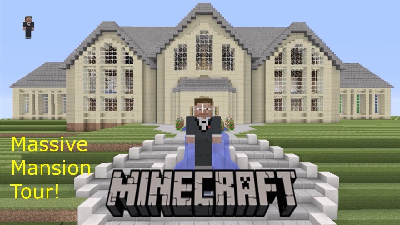 Huge Minecraft Mansion Tour! - YouTube