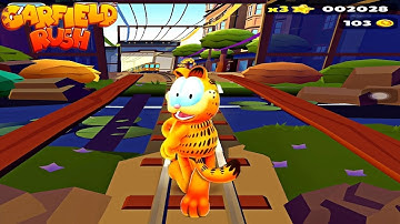 Garfield Rush Game : FUN RUN with Garfield - UPDATED!!! Android/iOS Gameplay HD
