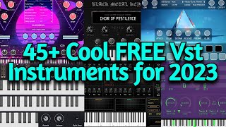 45+ Of The Best FREE Vst Instruments for 2023 from 2022 (Pc & Mac) - Synths, Pianos, Strings, Keys screenshot 2