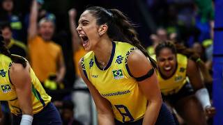 JULIA KUDIESS DESTROYED Japan in Women’s VNL 2025 !!! 🇧🇷🔥