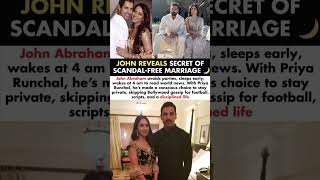John Abraham's Marriage Secret#johnabraham#news