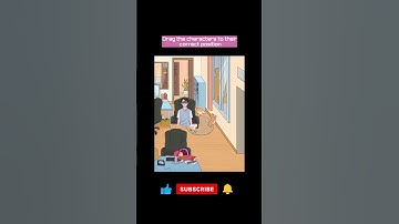 Drag the characters to their correct position #annoyingpuzzlegame #gameplay #shorts