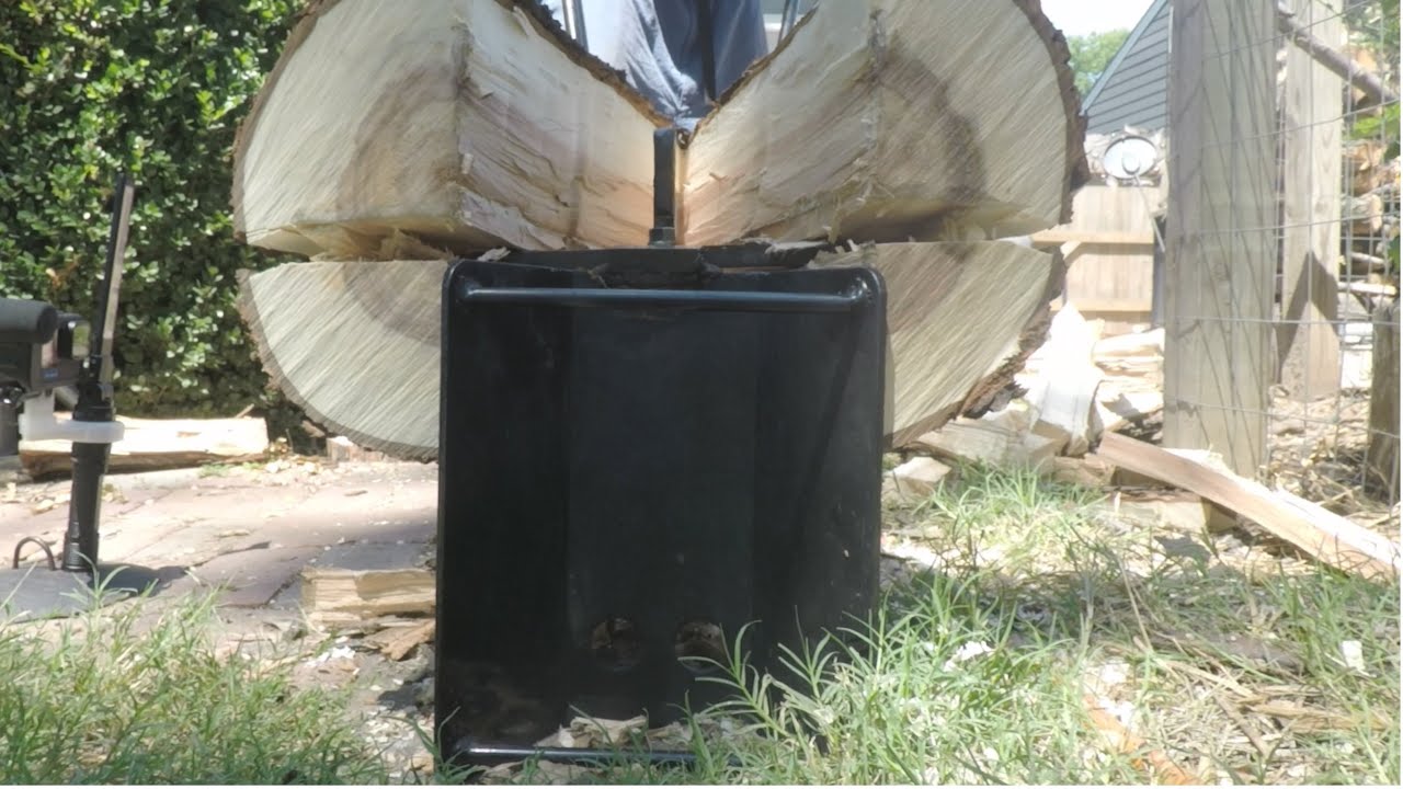 Splitting Wood With The Modified Harbor Freight 10 Ton Manual Log splitting-wood-with-the-modified-harbor-freight-10-ton-manual-log