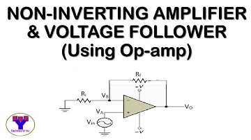 Non-inverting amplifier using OP-AMP|  Voltage follower| Closed loop configuration| Lecture 2