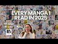 EVERY manga I read in 2025 | TOP 10 most read manga authors &amp; series I started, finished &amp; continued