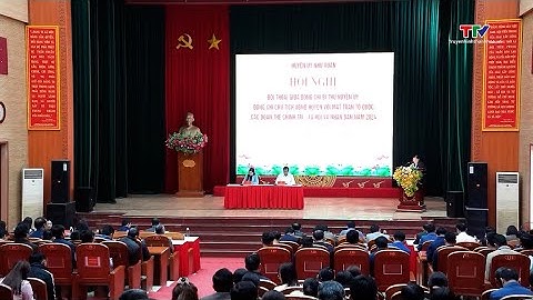 Như Xuân: Đối thoại giữa người đứng đầu cấp ủy, chính quyền với MTTQ, các đoàn thể và Nhân dân
