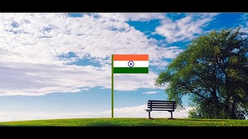 Create Animated India flag in HTML and CSS
