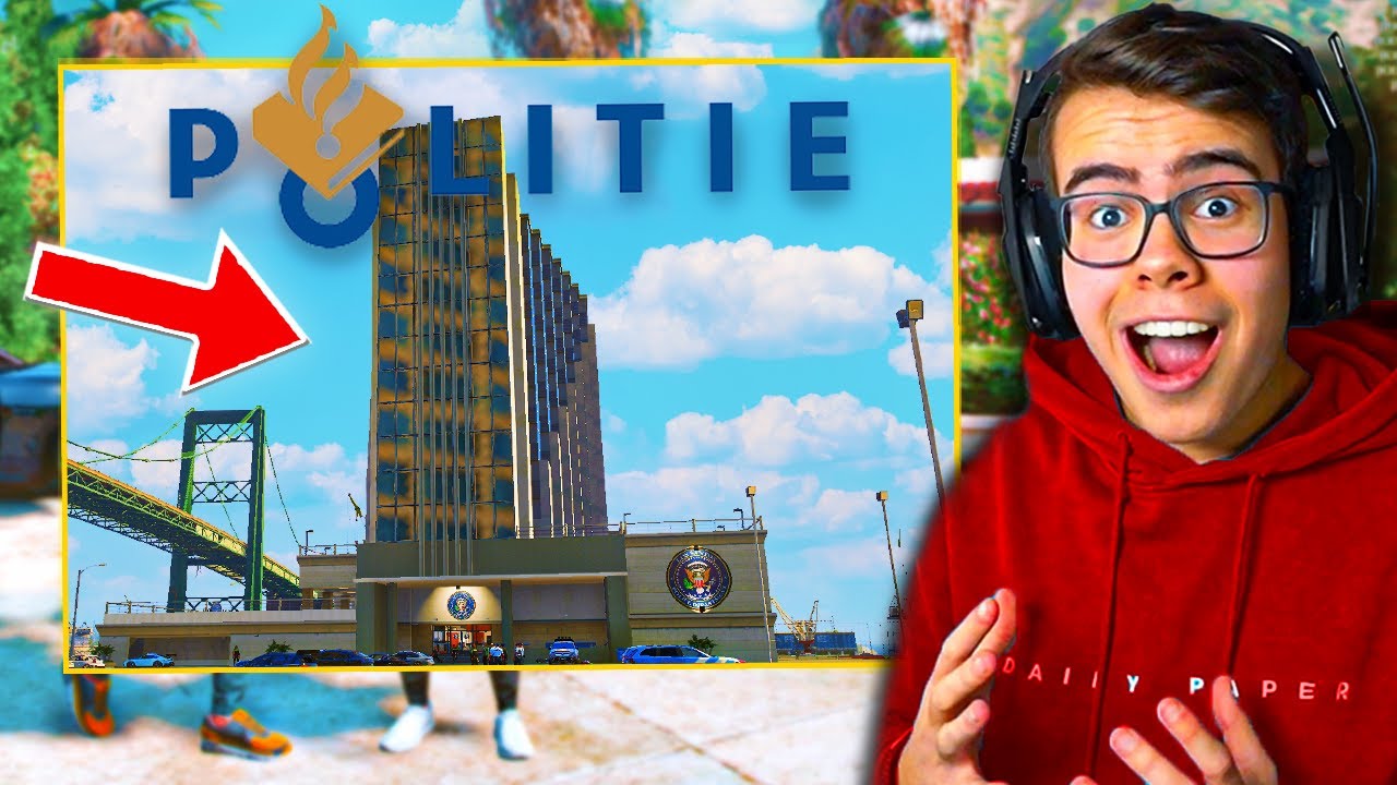 NIEUW POLITIEBUREAU In De Stad! 😲 | Springbank RP - YouTube