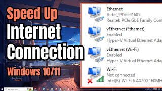 How To Speed Up Internet Connection On Windows 11/10 PC (WiFi/LAN) 2023 screenshot 4
