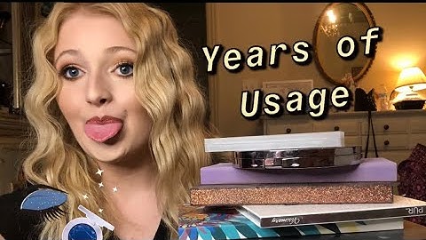 Years of Usage Eyeshadow Project Pan 2021 Intro