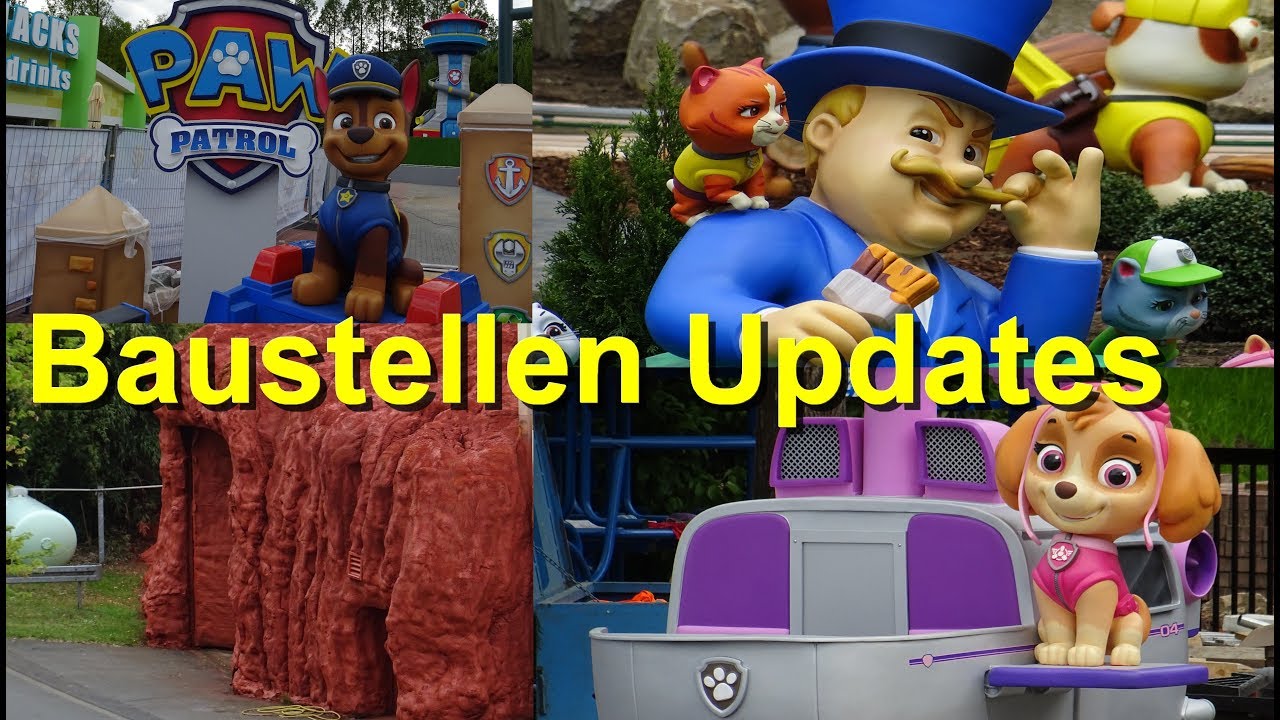 Baustellen Updates Paw Patrol Adventure Bay Area 51 Movie Park Germany Neuheit 19 Nickland Youtube