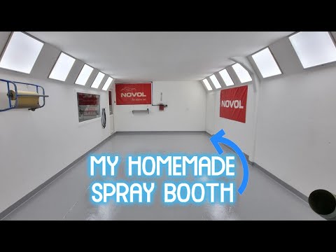 How Our HOMEMADE Spray Booth