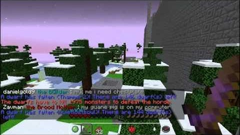 Minecraft: Dwarfs VS Zombies! Round 02 - Here we go! w/ Parrotboy1