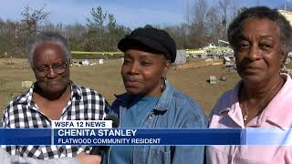 WSFA 12 News team coverage on Flatwood community's tornado damage