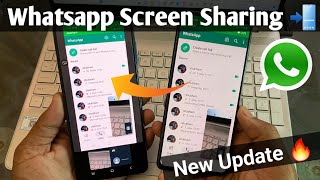 Whatsapp New Screen Sharing on video call | how to share screen on whatsapp video call android screenshot 3