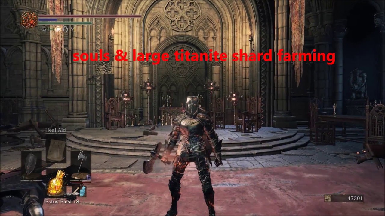 Dark Souls 3 Souls And Large Titanite Shard Farming Best Fastest Method