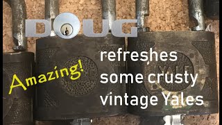 Cleaning up my antique Yale brass padlocks [64]