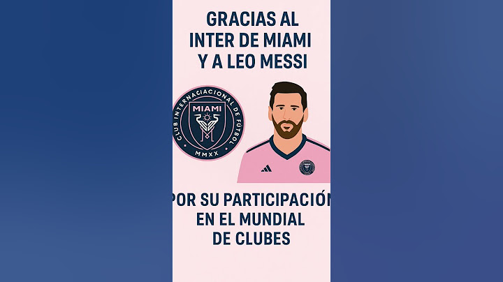 gracias leo #Messi e #interdeMiami x su participación en el mundial de clubes lo hicieron muy bien