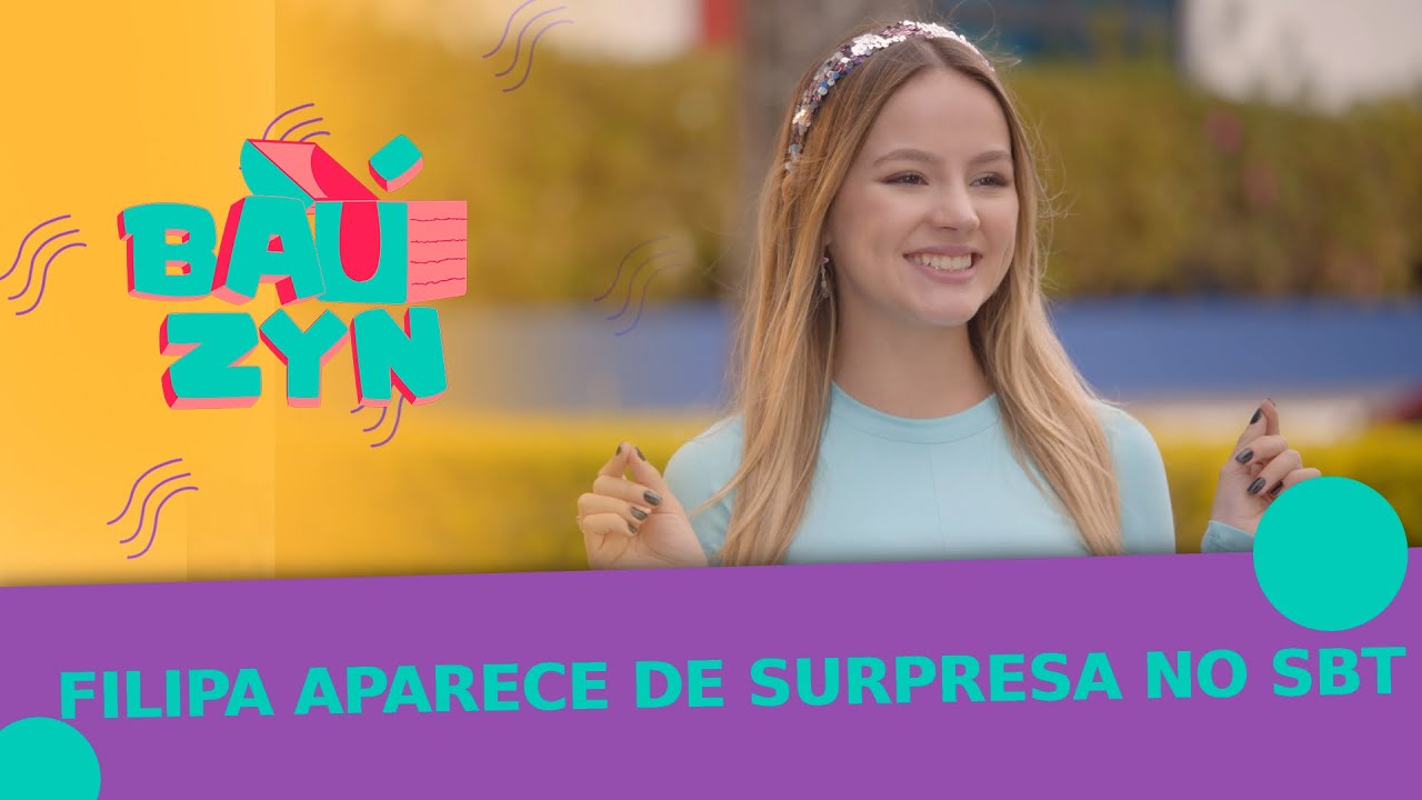 Filipa aparece de surpresa no SBT | Baúzyn