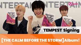 [Mwave shop] This is how TEMPEST Signed [THE CALM BEFORE THE STORM] Album 💿