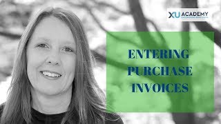 How to enter purchase invoices in  Xero