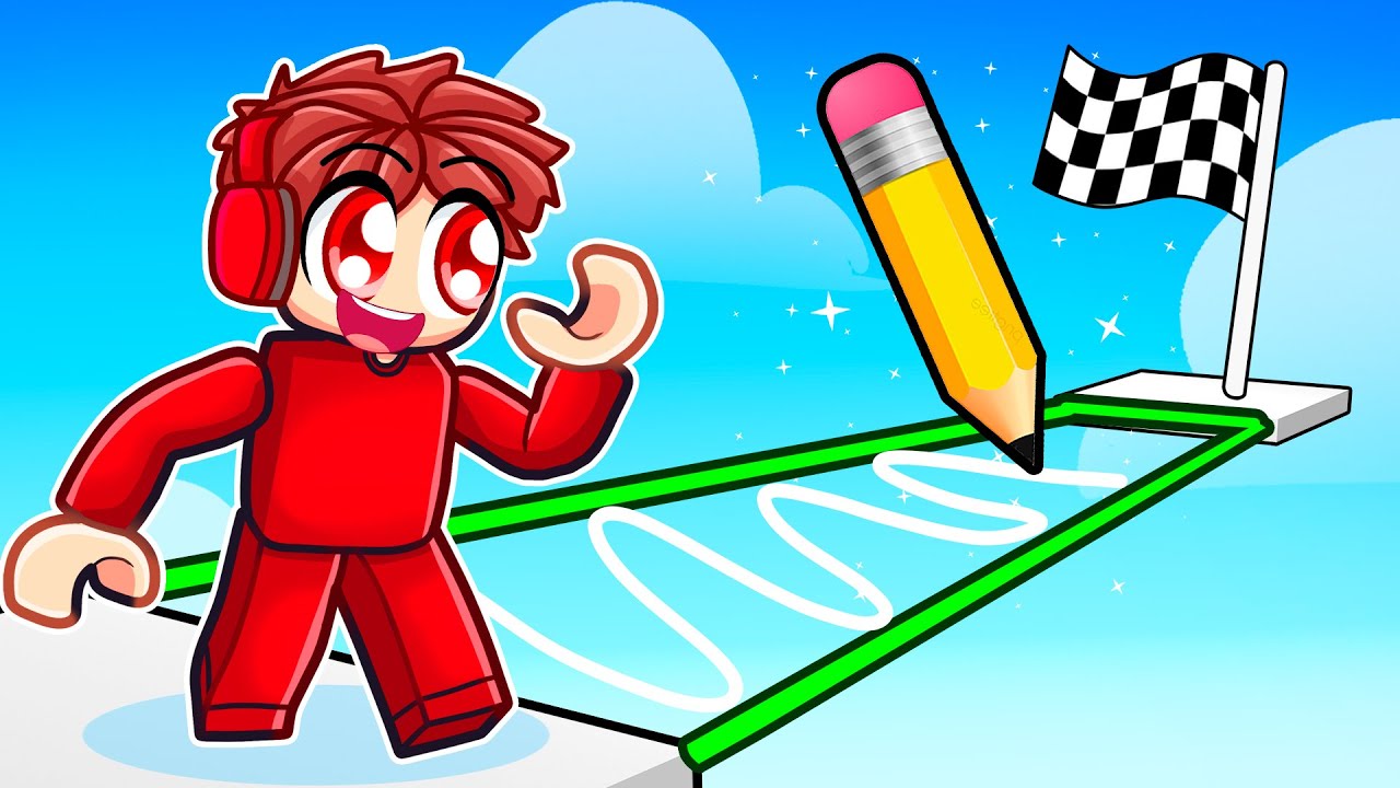 Roblox Obby but you DRAW TO ESCAPE!