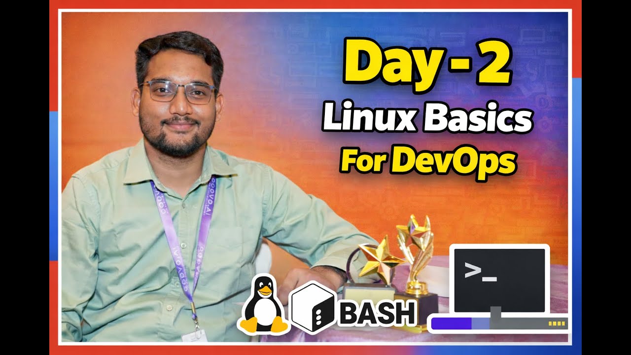 Linux for DevOps Engineers | Day 2 | Commands You Must Learn! - YouTube