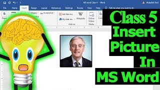 How to insert and format images in MS Word | Learn MS Word Class 5