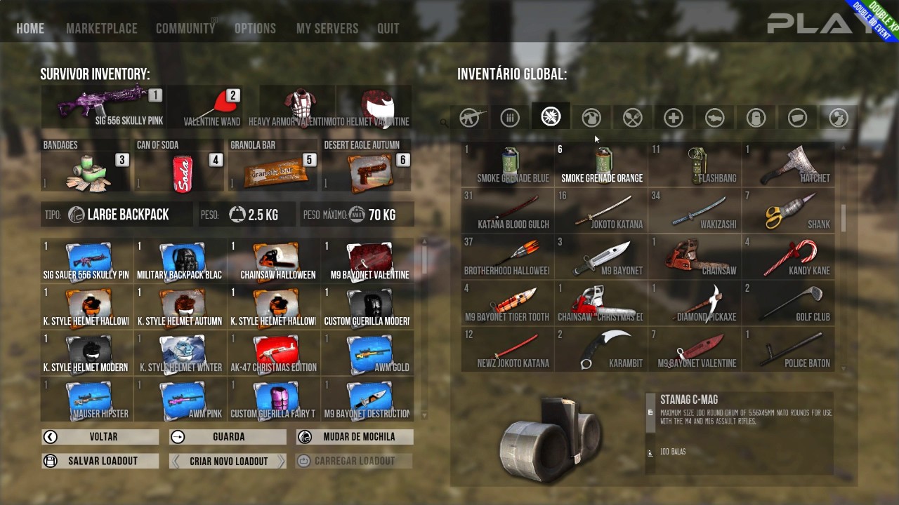 MEU INVENTARIO GLOBAL - Infestation The New Z - YouTube