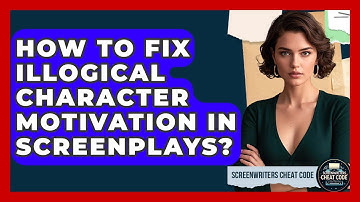 How To Fix Illogical Character Motivation In Screenplays? | Screenwriter