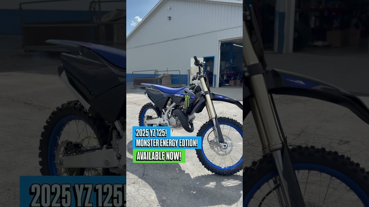 2025 Yamaha YZ125 Monster Energy Edition Shorts Motocross Dirtbike Yzfamily