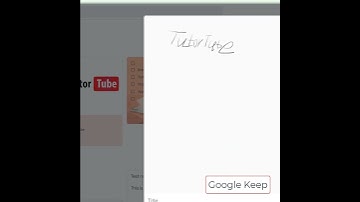 Google Keep Creating Notes with Drawings