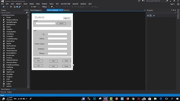 مشروع ادارة بيانات الطلاب بلغة سي شارب وقواعد البيانات SQL SERVER || الحلقة الثانية