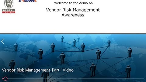 Vendor Risk Management Part l Video