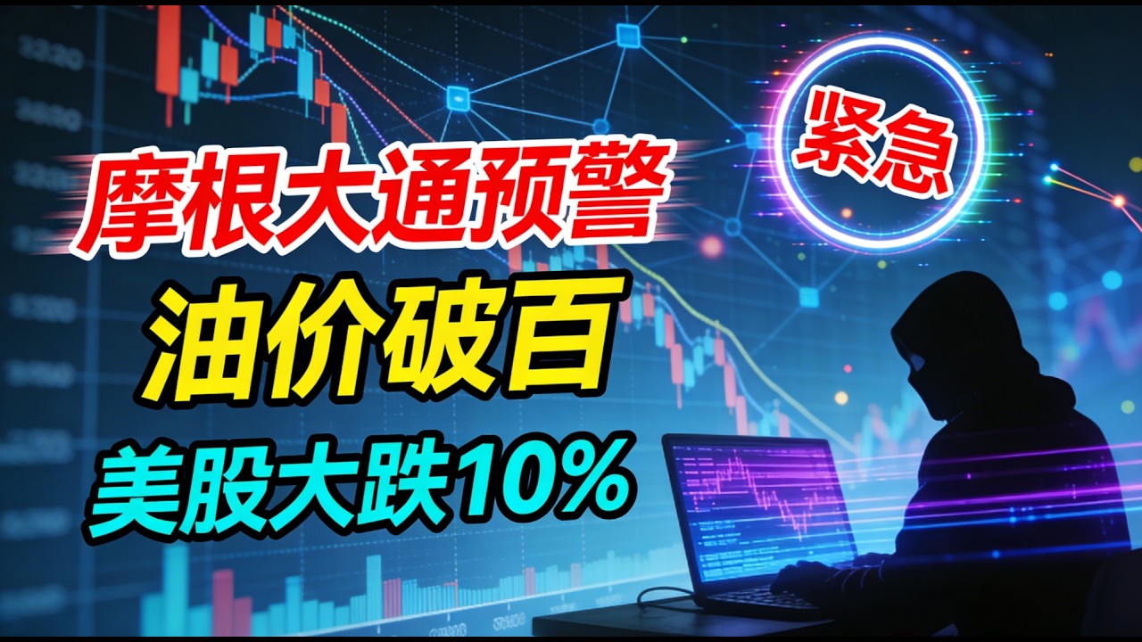 摩根大通紧急预警！油价破百 + 中东战火升级！美股大跌 10%