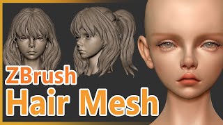 ZBrush Hair Mesh 지브러쉬 