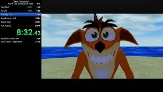 Crash Twinsanity Any% (No Dimension Skip) Speedrun in 28:03